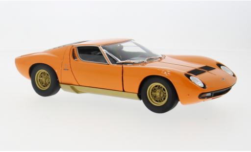 Diecast model cars Lamborghini Miura 1/18 Welly P400 orange 1971 1:18 Lamborghini Miura 1/18 Welly P400 orange 1971 1:18 diecast model cars