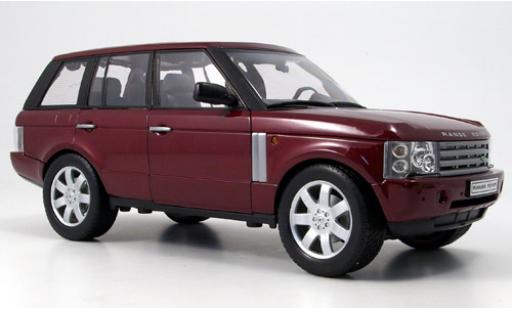 Diecast model cars Land Rover Range Rover 1/18 Welly dkl.-rot-met. 2003 1:18 Land Rover Range Rover 1/18 Welly dkl.-rot-met. 2003 1:18 diecast model cars