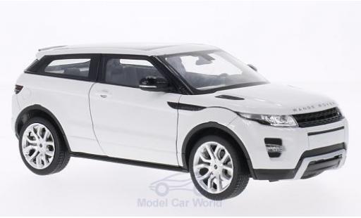 Land Rover Range Rover 1/24 Welly Evoque white diecast model cars