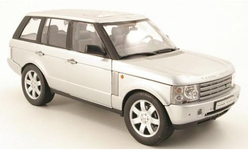 Diecast model cars Land Rover Range Rover 1/18 Welly silber 1:18 Land Rover Range Rover 1/18 Welly silber 1:18 diecast model cars
