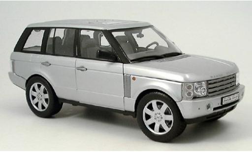 Land Rover Range Rover 1/18 Welly silber 2003 1:18 diecast model cars
