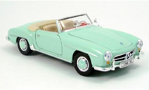Diecast model cars Mercedes 190 1/18 Welly SL Cabriolet grün 1955 1:18 Mercedes 190 1/18 Welly SL Cabriolet grün 1955 1:18 diecast model cars