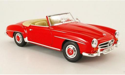 Diecast model cars Mercedes 190 1/18 Welly SL rot offen 1955 1:18 Mercedes 190 1/18 Welly SL rot offen 1955 1:18 diecast model cars