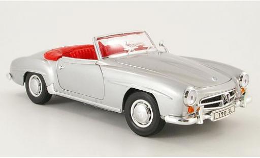 Diecast model cars Mercedes 190 1/18 Welly SL silber offen 1955 1:18 Mercedes 190 1/18 Welly SL silber offen 1955 1:18 diecast model cars