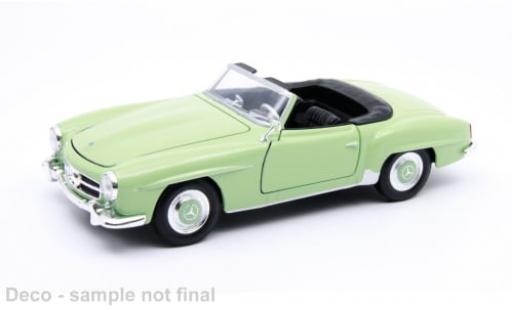 Diecast model cars Mercedes 190 1/24 Welly SL (W121) grün/schwarz 1955 1:24 Mercedes 190 1/24 Welly SL (W121) grün/schwarz 1955 1:24 diecast model cars