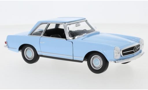 Mercedes 230 1/24 Welly SL (W113) blue 1963 diecast model cars