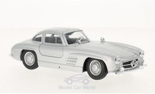 Mercedes 300 1/24 Welly SL (W198) grey diecast model cars