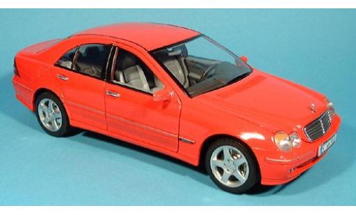 Diecast model cars Mercedes Classe C 1/18 Welly rot 2001 1:18 Mercedes Classe C 1/18 Welly rot 2001 1:18 diecast model cars