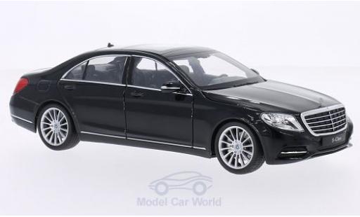 Mercedes Classe S 1/24 Welly (W222) black 2013 diecast model cars