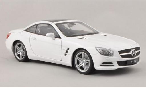 Diecast model cars Mercedes Classe SL 1/18 Welly SL 500 (R231) weiss 2012 1:18 Mercedes Classe SL 1/18 Welly SL 500 (R231) weiss 2012 1:18 diecast model cars