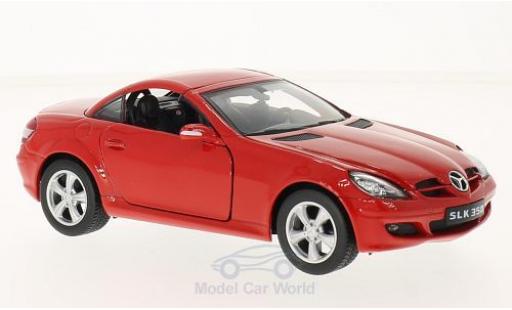 Mercedes Classe SLK 1/24 Welly SLK 350 red diecast model cars