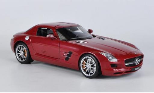 Diecast model cars Mercedes SLS 1/18 Welly AMG (C197) rot 1:18 Mercedes SLS 1/18 Welly AMG (C197) rot 1:18 diecast model cars