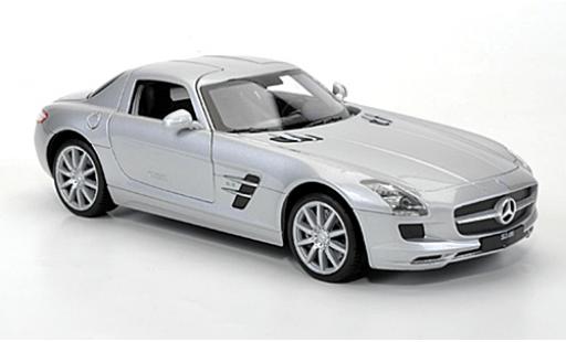 Mercedes SLS 1/24 Welly AMG (C197) silber 1:24 diecast model cars