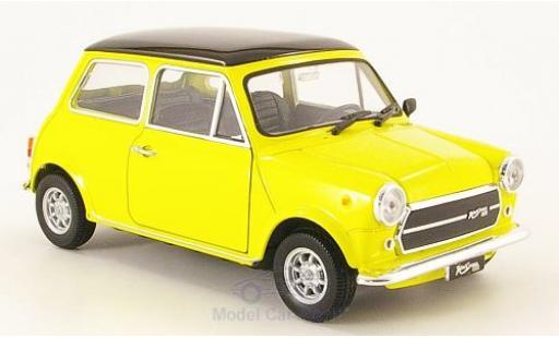 Diecast model cars Mini Cooper 1/24 Welly 1300 yellow/black 1974 Mini Cooper 1/24 Welly 1300 yellow/black 1974 diecast model cars