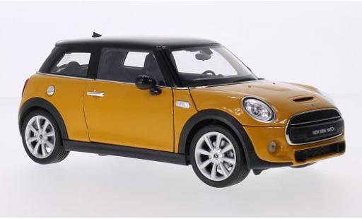 Mini Cooper 1/18 Welly S gelb 1:18 diecast model cars
