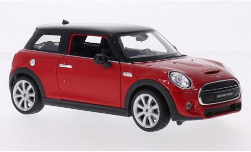 Diecast model cars Mini Cooper 1/24 Welly S red/black 2014 Mini Cooper 1/24 Welly S red/black 2014 diecast model cars