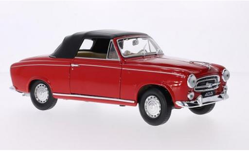 Diecast model cars Peugeot 403 1/18 Welly Cabriolet rot 1:18 Peugeot 403 1/18 Welly Cabriolet rot 1:18 diecast model cars