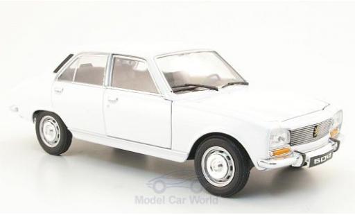 Peugeot 504 1/24 Welly white 1975 ohne Vitrine diecast model cars