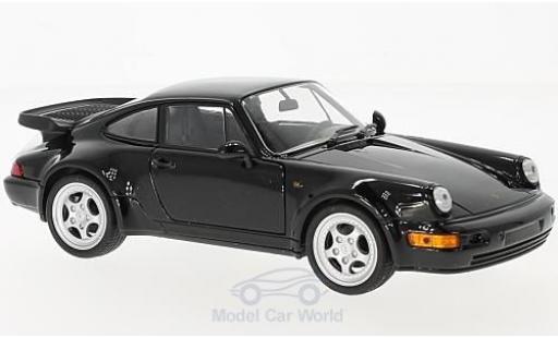 Porsche 964 Turbo 1/24 Welly 911 () Turbo 3.0 black 1974 diecast model cars