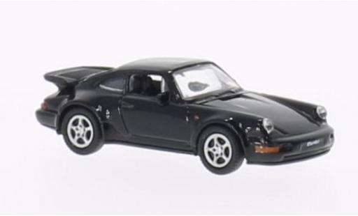 Diecast model cars Porsche 964 Turbo 1/87 Welly 911  schwarz 1:87 Porsche 964 Turbo 1/87 Welly 911  schwarz 1:87 diecast model cars
