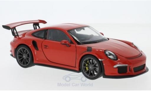 Diecast model cars Porsche 991 GT3 RS 1/24 Welly 911 () GT3 RS orange 2015 Porsche 991 GT3 RS 1/24 Welly 911 () GT3 RS orange 2015 diecast model cars