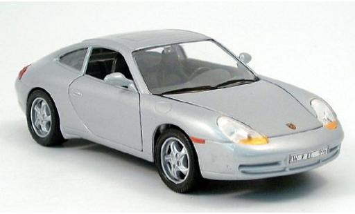 Porsche 996 1/24 Welly 911  silber 1997 1:24 diecast model cars