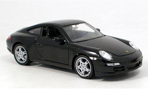 Diecast model cars Porsche 997 S 1/24 Welly 911  Carrera schwarz 1:24 Porsche 997 S 1/24 Welly 911  Carrera schwarz 1:24 diecast model cars