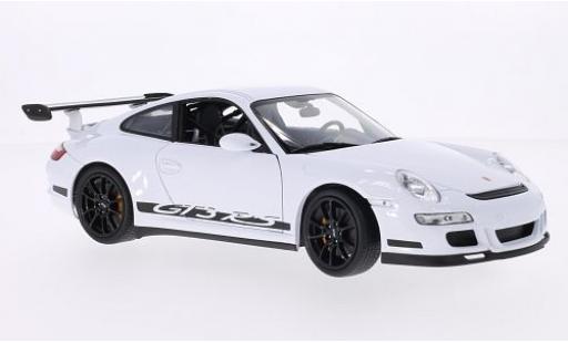 Diecast model cars Porsche 997 GT3 RS 1/18 Welly 911 () GT3 RS white/Dekor Porsche 997 GT3 RS 1/18 Welly 911 () GT3 RS white/Dekor diecast model cars