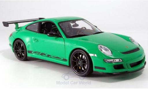Diecast model cars Porsche 997 1/18 Welly 911 ()GTR3 RS green ohne Vitrine Porsche 997 1/18 Welly 911 ()GTR3 RS green ohne Vitrine diecast model cars