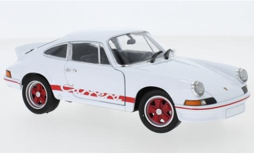 Diecast model cars Porsche 911 RS 1/24 Welly Carrera RS 2.7 white/red 1973 Porsche 911 RS 1/24 Welly Carrera RS 2.7 white/red 1973 diecast model cars