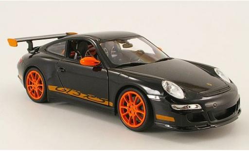 Diecast model cars Porsche 997 GT3 RS 1/18 Welly 911  schwarz 1:18 Porsche 997 GT3 RS 1/18 Welly 911  schwarz 1:18 diecast model cars
