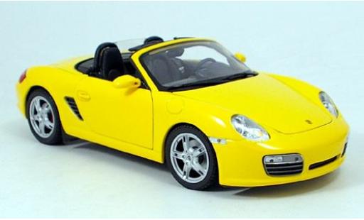 Diecast model cars Porsche Boxster 1/18 Welly S gelb offen 1:18 Porsche Boxster 1/18 Welly S gelb offen 1:18 diecast model cars