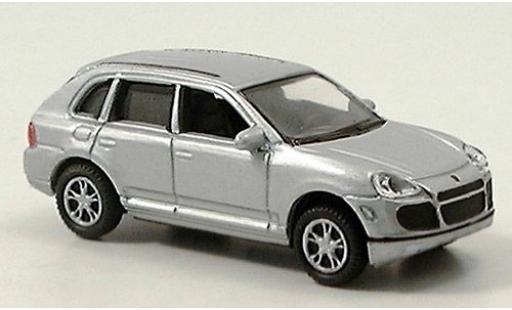 Diecast model cars Porsche Cayenne Turbo 1/87 Welly silber 1:87 Porsche Cayenne Turbo 1/87 Welly silber 1:87 diecast model cars