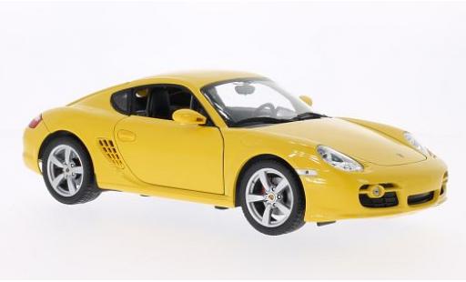 Diecast model cars Porsche Cayman 1/18 Welly gelb 1:18 Porsche Cayman 1/18 Welly gelb 1:18 diecast model cars