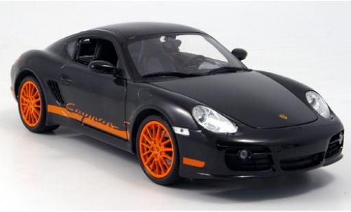 Diecast model cars Porsche Cayman S 1/18 Welly schwarz/orange 2007 1:18 Porsche Cayman S 1/18 Welly schwarz/orange 2007 1:18 diecast model cars