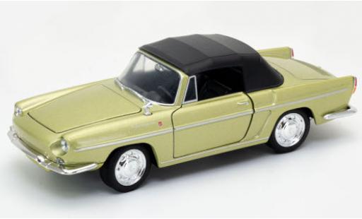Renault Caravelle 1/24 Welly metallic green geschlossenes Verdeck diecast model cars