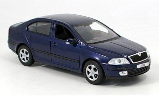 Diecast model cars Skoda Octavia 1/24 Welly dkl.-blau 1:24 Skoda Octavia 1/24 Welly dkl.-blau 1:24 diecast model cars