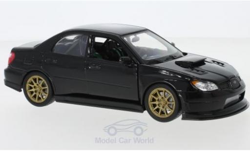 Subaru Impreza 1/24 Welly WRX STI black diecast model cars