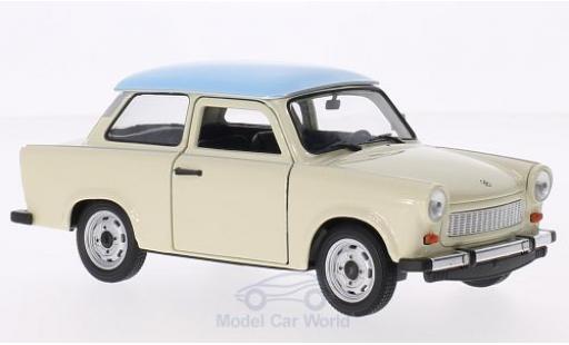 Trabant 601 1/24 Welly beige/blue diecast model cars