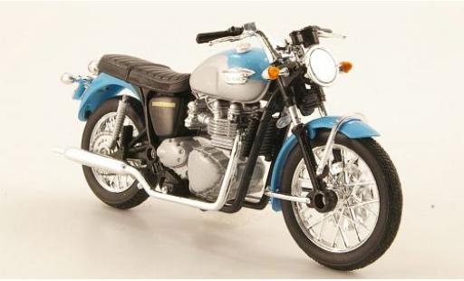 Diecast model cars Triumph Bonneville 1/18 Welly blau 2002 1:18 Triumph Bonneville 1/18 Welly blau 2002 1:18 diecast model cars