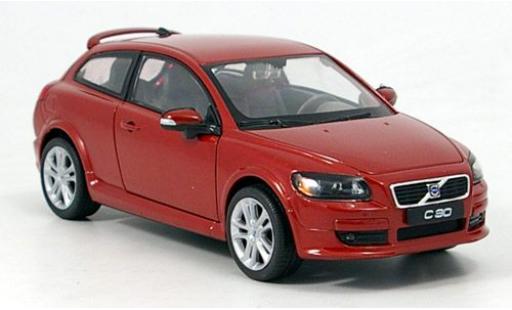 Volvo C30 1/24 Welly met.-dkl.-rot 1:24 diecast model cars