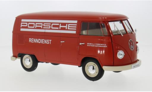 Diecast model cars Volkswagen Bulli 1/18 Welly T1 1963 Porsche Renndienst 1:18 Volkswagen Bulli 1/18 Welly T1 1963 Porsche Renndienst 1:18 diecast model cars