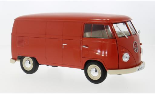 Diecast model cars Volkswagen Bulli 1/18 Welly T1 rot 1963 1:18 Volkswagen Bulli 1/18 Welly T1 rot 1963 1:18 diecast model cars