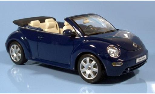 Volkswagen New Beetle 1/18 Welly Cabriolet blau 2003 1:18 diecast model cars