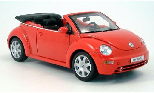 Diecast model cars Volkswagen New Beetle 1/18 Welly Cabriolet rot 2003 1:18 Volkswagen New Beetle 1/18 Welly Cabriolet rot 2003 1:18 diecast model cars