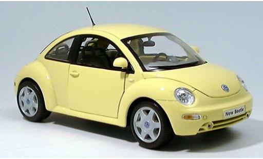Diecast model cars Volkswagen New Beetle 1/18 Welly gelb 1:18 Volkswagen New Beetle 1/18 Welly gelb 1:18 diecast model cars