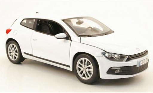 Diecast model cars Volkswagen Scirocco 1/24 Welly 3 white Volkswagen Scirocco 1/24 Welly 3 white diecast model cars