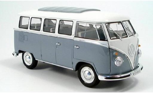 Volkswagen T1 1/18 Welly Bus grau/weiss 1962 1:18 diecast model cars
