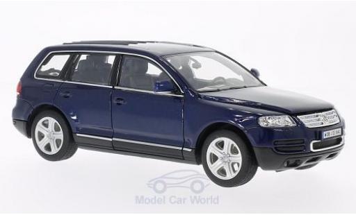 Volkswagen Touareg 1/24 Welly blue 2002 diecast model cars