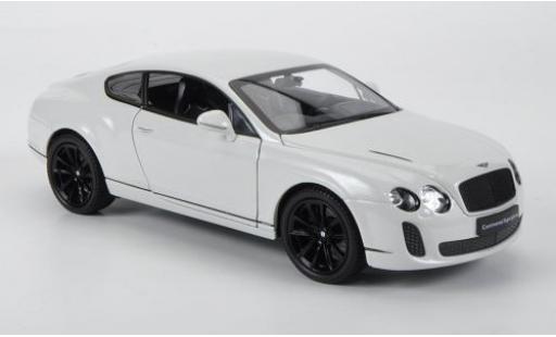 Diecast model cars Bentley Continental 1/24 Welly Supersports white Bentley Continental 1/24 Welly Supersports white diecast model cars